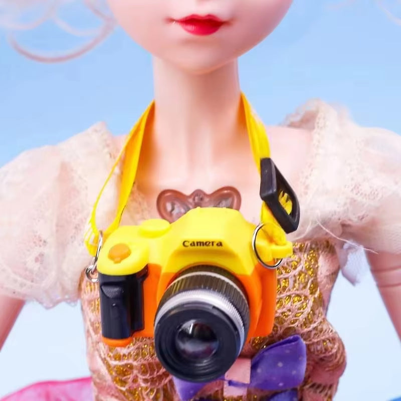 Dollhouse Miniature Digital SLR Camera Dolls House Decoration Accessory Home Decore Decorations for BJD for Labubu Doll