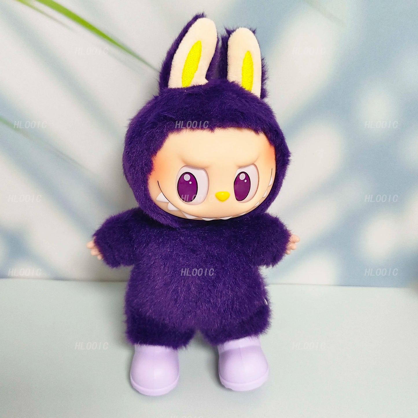Labubu Doll Slippers Shoes (4.3*2.0Cm) for Labubu Macaron Bao-Ao Bao Ao &15Cm EXO Plush Doll & 1/6 BJD Doll