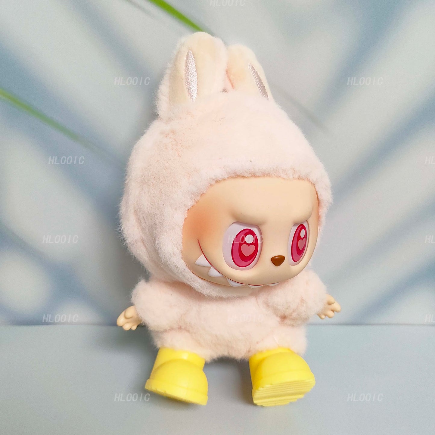Labubu Doll Slippers Shoes (4.3*2.0Cm) for Labubu Macaron Bao-Ao Bao Ao &15Cm EXO Plush Doll & 1/6 BJD Doll