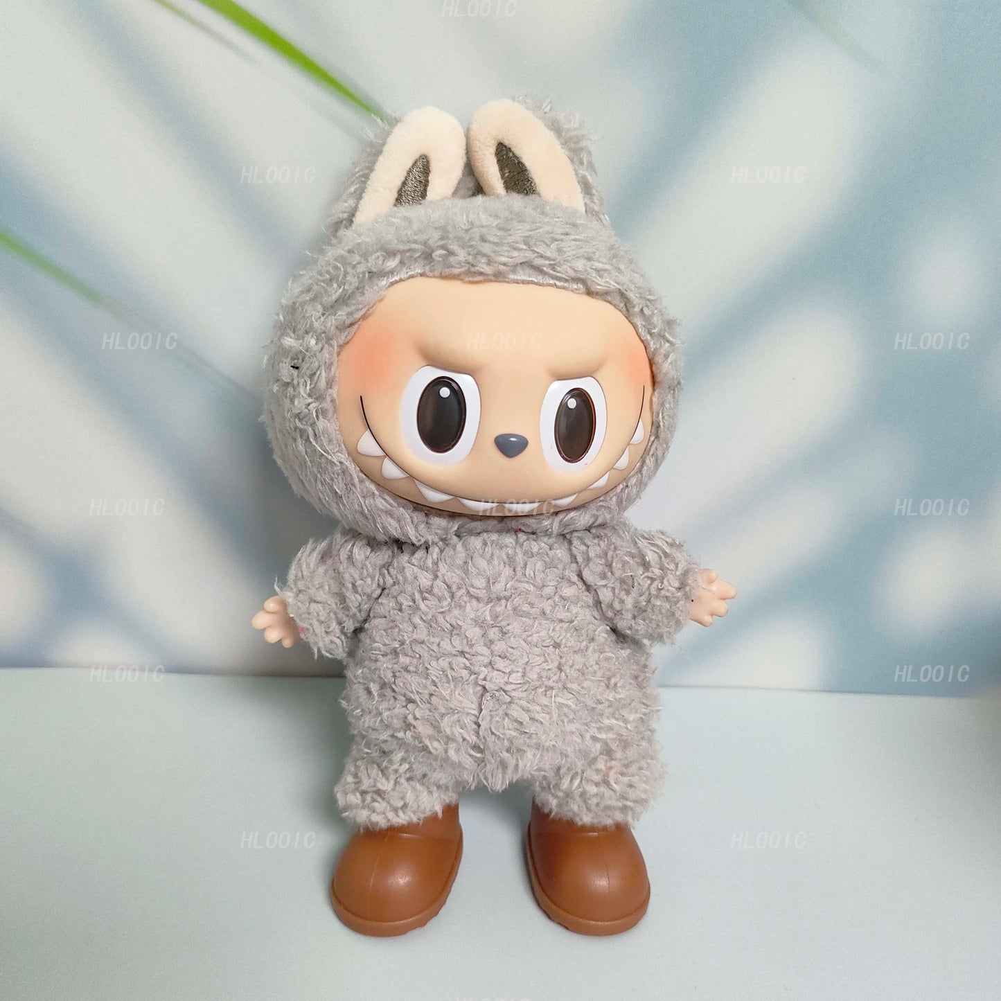 Labubu Doll Slippers Shoes (4.3*2.0Cm) for Labubu Macaron Bao-Ao Bao Ao &15Cm EXO Plush Doll & 1/6 BJD Doll