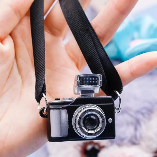 Dollhouse Miniature Digital SLR Camera Dolls House Decoration Accessory Home Decore Decorations for BJD for Labubu Doll