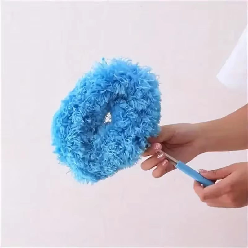 79cm Extendable Microfiber Duster with Long Handle for Ceiling Fans and Hard-to-Reach Areas